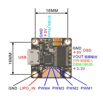 Teeny1s F4 Flight Control integrated OSD Indoor brushless Racing Drone built-in 5V boost module omnibus_s
Teeny1s F4 Flight Control integrated OSD Indoor brushless Racing Drone built-in 5V boost module omnibus_s