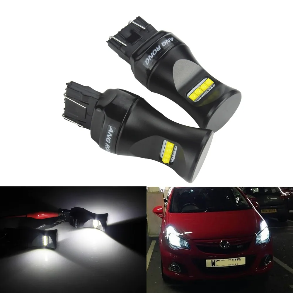 ANGRONG W21W W21/5W T20 40W LED White Bulb DRL Turn Signal Side Light W3x16d W3x16q
ANGRONG W21W W21/5W T20 40W LED White Bulb DRL Turn Signal Side Light W3x16d W3x16q