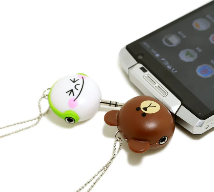 One to two Music Sharing Device Cartoon Headset Deconcentrator 3.5mm Anti Dust Plug Cell Phone Accessories For Iphone All Phone
One to two Music Sharing Device Cartoon Headset Deconcentrator 3.5mm Anti Dust Plug Cell Phone Accessories For Iphone All Phone
