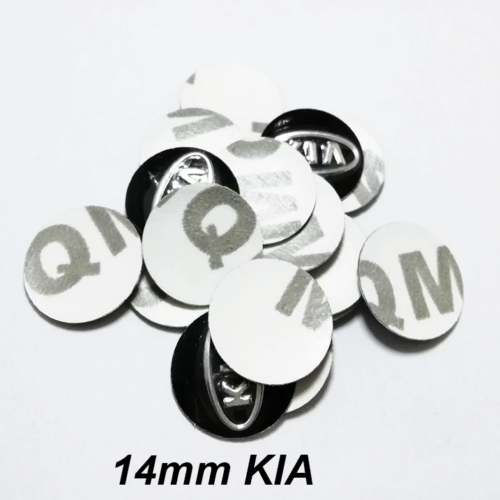 4 X 14mm BMW Llavero insignia de la etiqueta Engomada de reemplazo