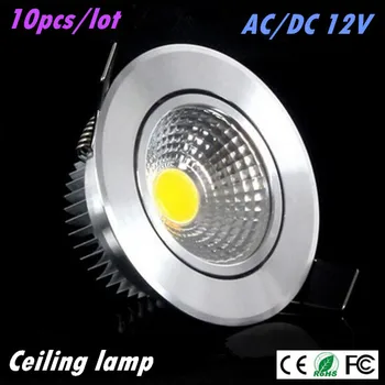 10pcs Super Bright Led downlight light COB Ceiling Spot Light 3w 5w 7w AC/DC 12V ceiling recessed Lights Indoor Lighting
10pcs Super Bright Led downlight light COB Ceiling Spot Light 3w 5w 7w AC/DC 12V ceiling recessed Lights Indoor Lighting
