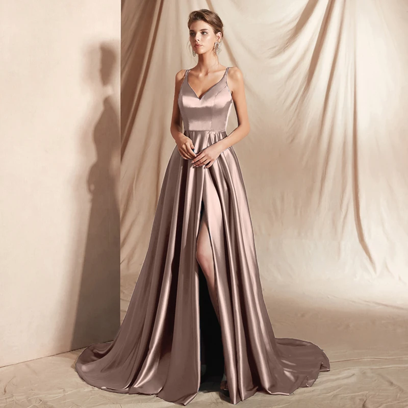 Simple Prom Dress 2019 Spaghetti Straps A-Line Evening Dresses Long Slit Multi Color Prom Party Dress Vestido de Fiesta SE45
Simple Prom Dress 2019 Spaghetti Straps A-Line Evening Dresses Long Slit Multi Color Prom Party Dress Vestido de Fiesta SE45