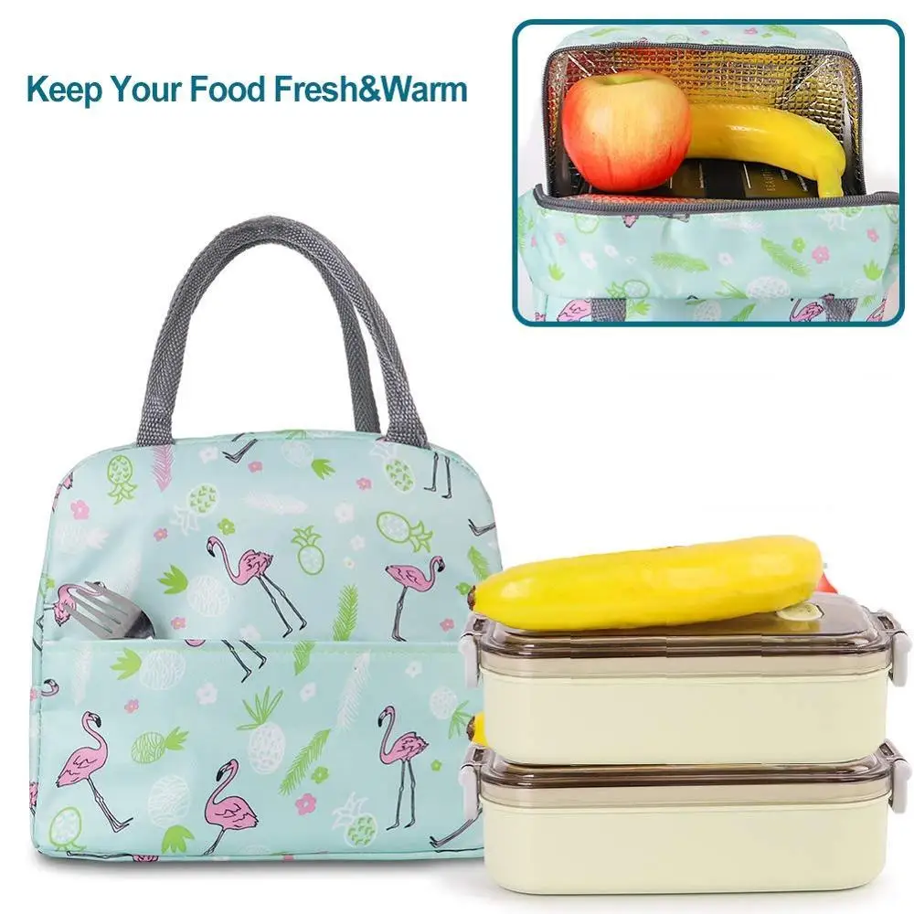 Functional Pattern Cooler Lunch Box Portable Insulated Canvas Flamingo Insulation bags Thermal Food Picnic Lunch Bags For Women
Functional Pattern Cooler Lunch Box Portable Insulated Canvas Flamingo Insulation bags Thermal Food Picnic Lunch Bags For Women