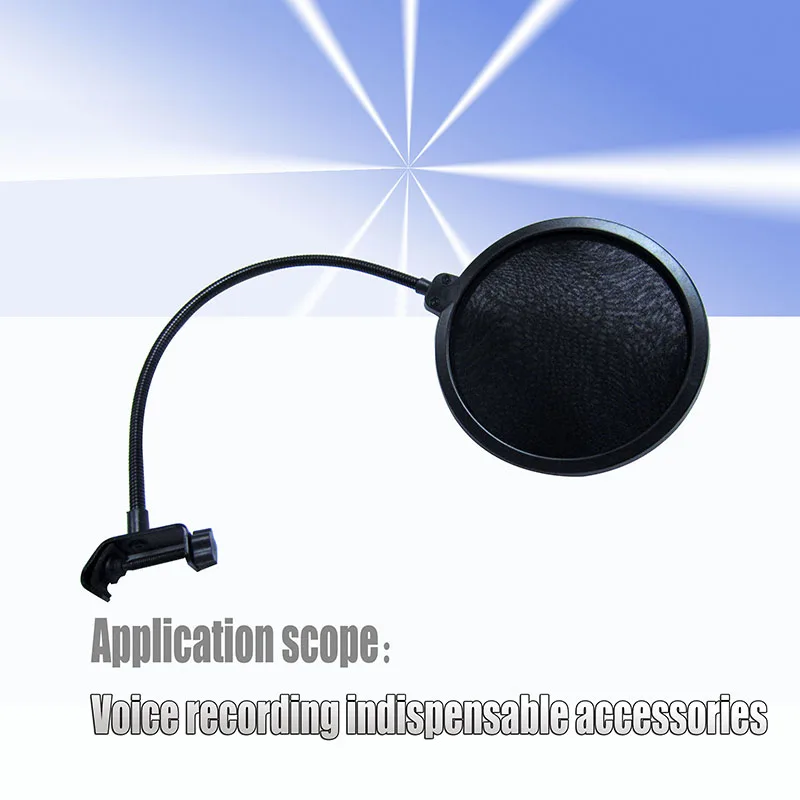 The fourth generation of recording anti-spray cover broadcast large microphone double-layer Recording anti-spray cover
The fourth generation of recording anti-spray cover broadcast large microphone double-layer Recording anti-spray cover