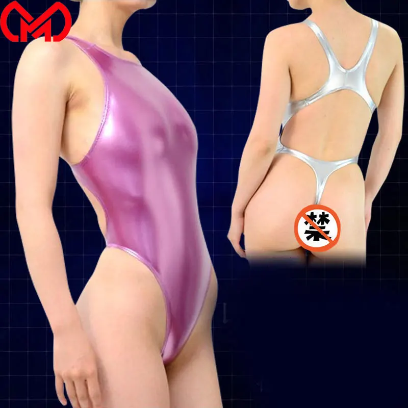MEISE Faux Leather Hollow Out Bodysuit Backless High Cut Swimsuit Thong T Crotch Bathing Suits Leotard Sexy Tights Shaping Wear
MEISE Faux Leather Hollow Out Bodysuit Backless High Cut Swimsuit Thong T Crotch Bathing Suits Leotard Sexy Tights Shaping Wear