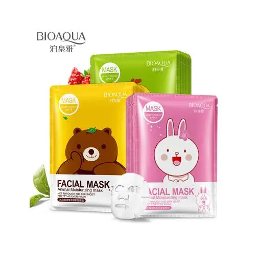 BIOAQUA Face Mask Animal Facial Mask Deep Moisturizing Sheet Mask Oil Control Brighten Skin Mask for Woman Korean Cosmetics
BIOAQUA Face Mask Animal Facial Mask Deep Moisturizing Sheet Mask Oil Control Brighten Skin Mask for Woman Korean Cosmetics