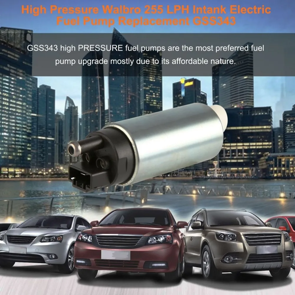 Car High Performance Walbro 255 LPH Intank Electric Fuel Pump Replacement High Pressure Walbro Fuel Pump GSS343 Hot Sell
Car High Performance Walbro 255 LPH Intank Electric Fuel Pump Replacement High Pressure Walbro Fuel Pump GSS343 Hot Sell