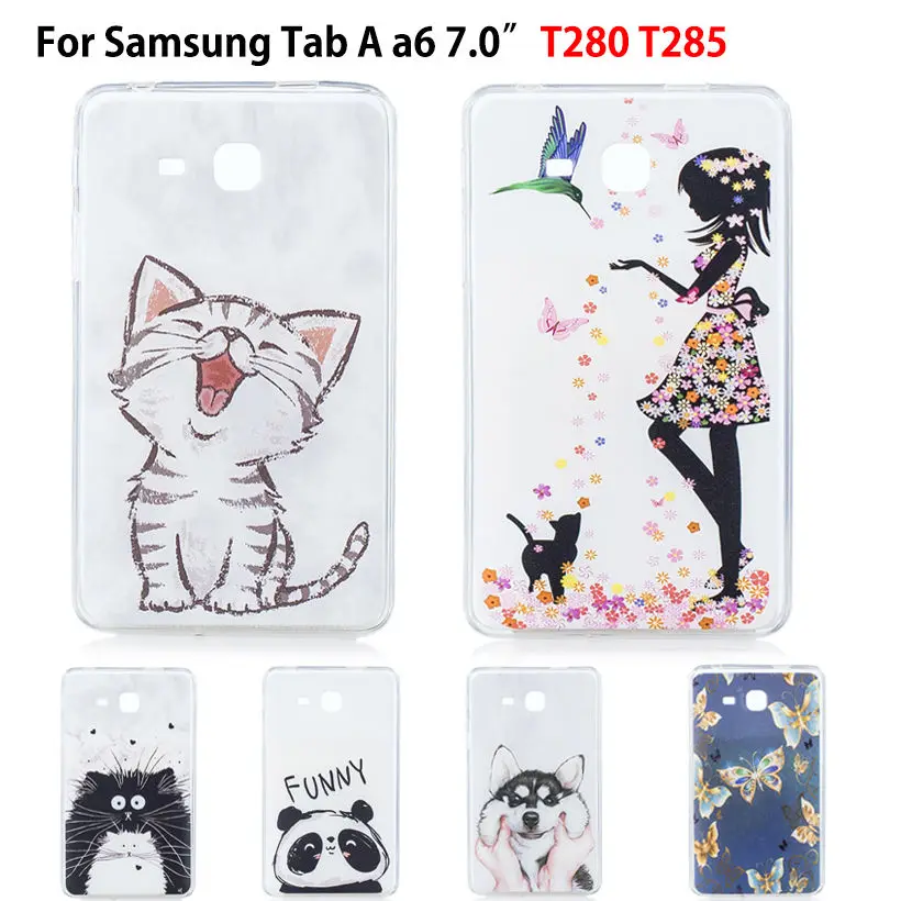 TPU Soft Case For Samsung Galaxy Tab A a6 7.0 2016 T280 T285 SM-T280 SM-T285 7.0" Cover Funda Tablet Cat Puppy Shell
TPU Soft Case For Samsung Galaxy Tab A a6 7.0 2016 T280 T285 SM-T280 SM-T285 7.0" Cover Funda Tablet Cat Puppy Shell
