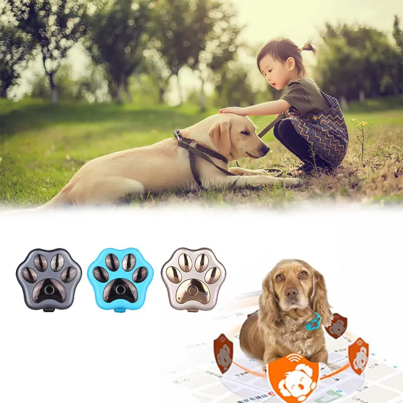 GPS Locator Real Time Tracker Paw for Pets Dogs Cats Elders 2018 Auto Mini Tracking Device Waterproof 3G GPS Tracker GSM WIFI