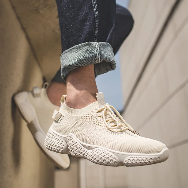 Summer Breathable Men's Shoes, Knit Sneakers, Tide Shoes, Running Thin Section, Net Shoes, Flying Woven Shoes, Men 
Summer Breathable Men's Shoes, Knit Sneakers, Tide Shoes, Running Thin Section, Net Shoes, Flying Woven Shoes, Men