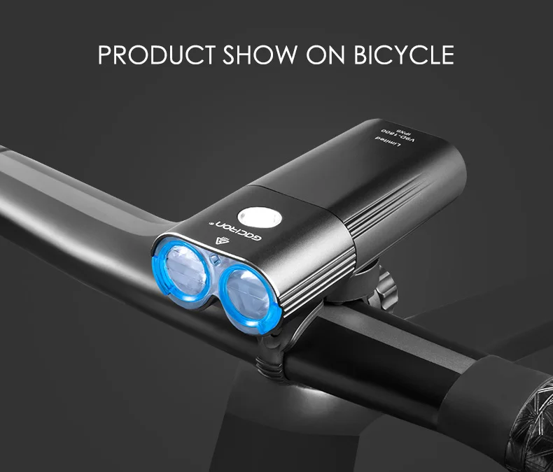 Flash Deal GACIRON 1800 Lumen Bike Light Bicycle Headlight 6700mAh Power Bank USB Rechargeable Waterproof Front light Cycling Accessories 11 Flash Deal GACIRON 1800 Lumen Bike Light Bicycle Headlight 6700mAh Power Bank USB Rechargeable Waterproof Front light Cycling Accessories 11