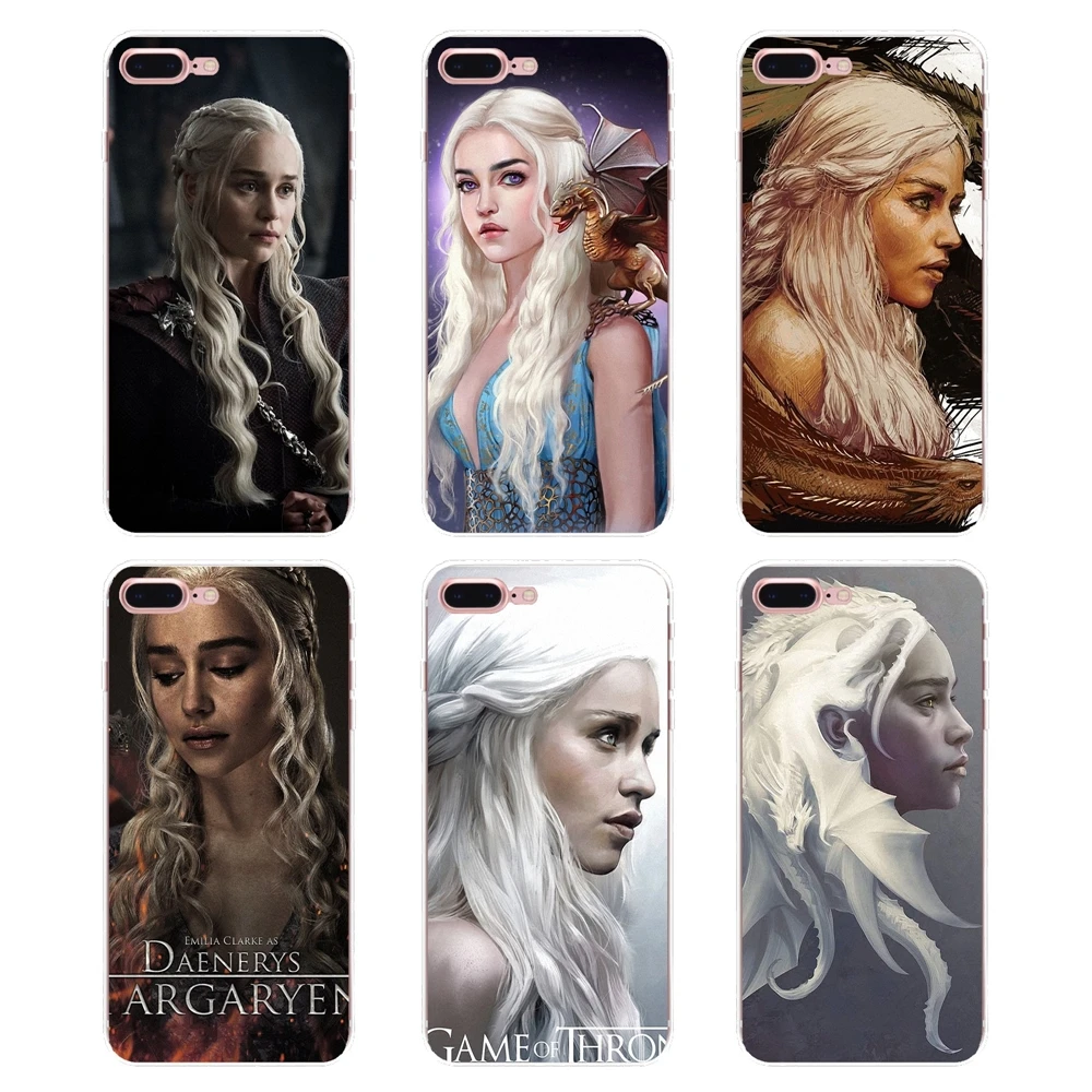 For iPhone XS Max XR X 4 4S 5 5S 5C SE 6 6S 7 8 Plus Samsung Galaxy J1 J3 J5 J7 A3 A5 Daenerys Game of Throne Silicone Cover Bag
For iPhone XS Max XR X 4 4S 5 5S 5C SE 6 6S 7 8 Plus Samsung Galaxy J1 J3 J5 J7 A3 A5 Daenerys Game of Throne Silicone Cover Bag