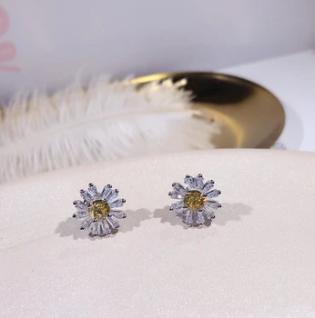 100% 925 Sterling Silver Solid Authentic Dazzling Daisy Stud Earrings With Clear CZ Jewelry ANNIVERSARY SALE 2019
100% 925 Sterling Silver Solid Authentic Dazzling Daisy Stud Earrings With Clear CZ Jewelry ANNIVERSARY SALE 2019