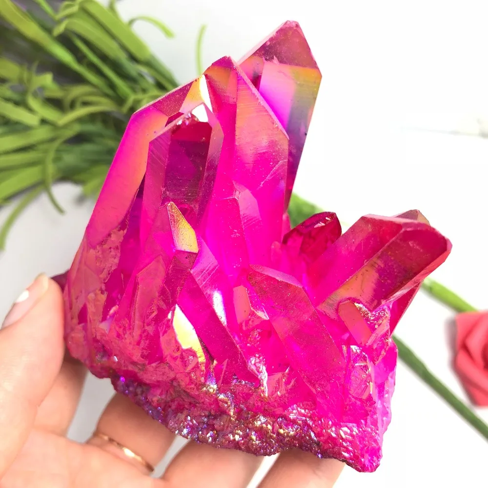 Aura Crystal Cluster Angel Aura Titanium Crystal Stunning Rainbow Specimen Minerals Reiki Healing Chakra
Aura Crystal Cluster Angel Aura Titanium Crystal Stunning Rainbow Specimen Minerals Reiki Healing Chakra