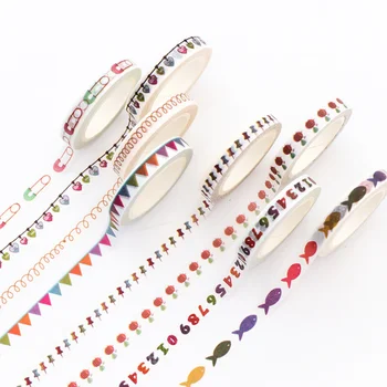 10 Pcs/set Cute Slim Colorful Cute Congratulate Decorative Washi Tape DIY Scrapbooking Masking Tape School Office Supply
10 Pcs/set Cute Slim Colorful Cute Congratulate Decorative Washi Tape DIY Scrapbooking Masking Tape School Office Supply