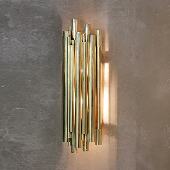 Post-modern minimalist creative wall light personality restaurant bar pipe aisle bedside living room bedroom wall lamp
Post-modern minimalist creative wall light personality restaurant bar pipe aisle bedside living room bedroom wall lamp