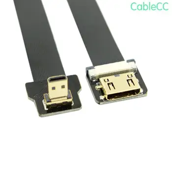 Down Angled 90 Degree FPV Micro HDMI Male to Mini HDMI Female FPC Flat Cable 10cm for FPV HDTV Multicopter Aerial Photography
Down Angled 90 Degree FPV Micro HDMI Male to Mini HDMI Female FPC Flat Cable 10cm for FPV HDTV Multicopter Aerial Photography