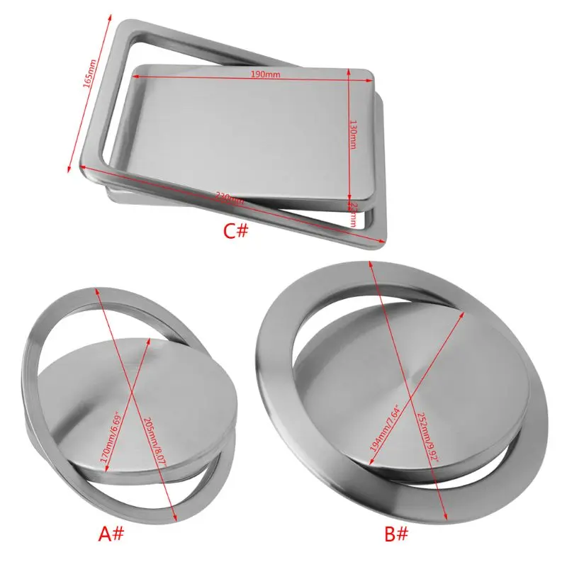 Trash Bin Counter Top Cover Built-in Flap Garbage Can Lid For Kitchen Bathroom NEW NEW NEW
Trash Bin Counter Top Cover Built-in Flap Garbage Can Lid For Kitchen Bathroom NEW NEW NEW