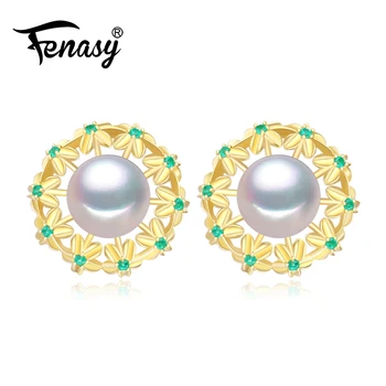 FENASY fine jewelry pearl classic Geometric earrings Pearl Pendant 925 Silver earrings Choker Flower Emerald earring for love
FENASY fine jewelry pearl classic Geometric earrings Pearl Pendant 925 Silver earrings Choker Flower Emerald earring for love