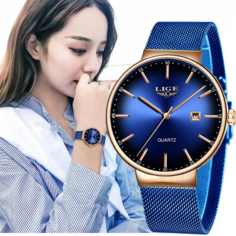 New LIGE Watch Women Ultra-thin Dial Stainless Steel Waterproof Women Watches Ladies Casual Fashion Date Sport Clock Reloj Mujer
New LIGE Watch Women Ultra-thin Dial Stainless Steel Waterproof Women Watches Ladies Casual Fashion Date Sport Clock Reloj Mujer