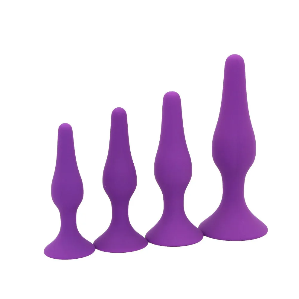 2PCS/SET Silicone Anal Plug Beads Butt Plug With Stong Suction Cup Buttplug Anal Sex Toys For Men Gay Woman Prostate Erotic Toys