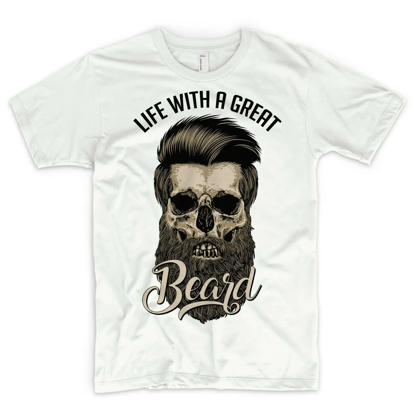 2019 Cool Live With A Great Beard T Shirt Barber Shop Moustache Haircut Skull Homies Unisex Tee
2019 Cool Live With A Great Beard T Shirt Barber Shop Moustache Haircut Skull Homies Unisex Tee