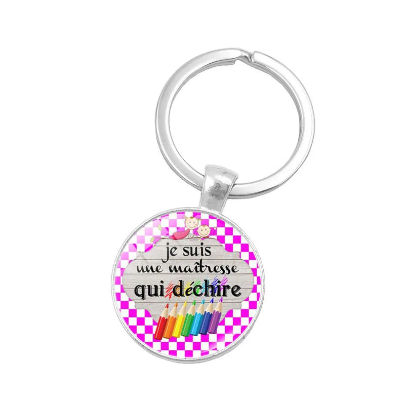 Vintage Jewelry with Silver Plated Letter of " Thanks Theacher" Car Accessories Keychain Ring for Men Women
Vintage Jewelry with Silver Plated Letter of " Thanks Theacher" Car Accessories Keychain Ring for Men Women