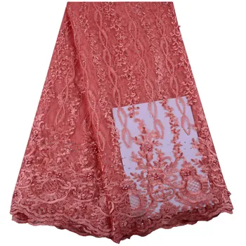 2019 Latest African French Lace Fabric With Stoens High Quality Tulle Laces Fabrics With Beaded For African Lace Dresses 1423B
2019 Latest African French Lace Fabric With Stoens High Quality Tulle Laces Fabrics With Beaded For African Lace Dresses 1423B