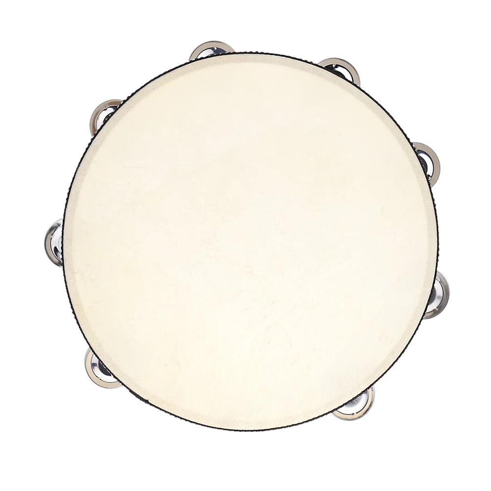 HOT 10" Hand Held Tambourine Drum Bell Birch Metal Jingles Percussion Musical Educational
HOT 10" Hand Held Tambourine Drum Bell Birch Metal Jingles Percussion Musical Educational