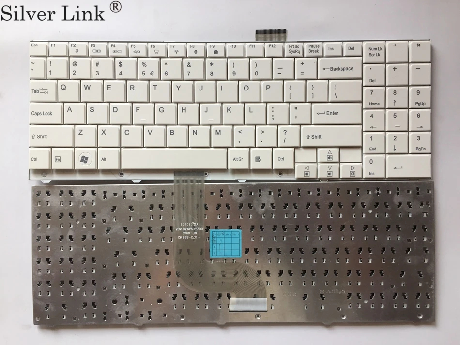 US English laptop keyboard for Medion S5612 MD97424 MD97644 MD97798 MD97930 white laptop keyboard US layout
US English laptop keyboard for Medion S5612 MD97424 MD97644 MD97798 MD97930 white laptop keyboard US layout