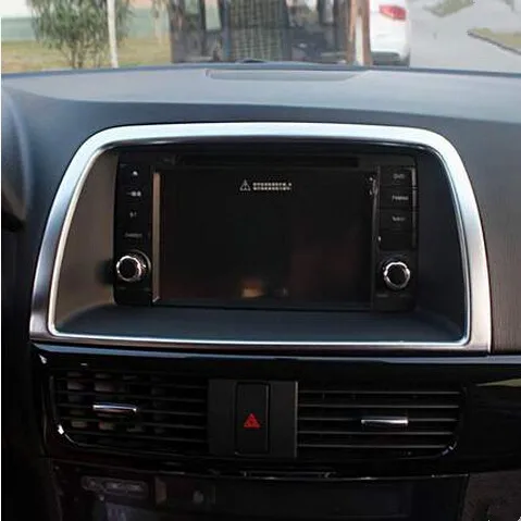 ABS Matt Navigation Frame Cover Centre Console Trim For Mazda CX-5 CX5 2010- 2016 Car Styling | Автомобили и мотоциклы