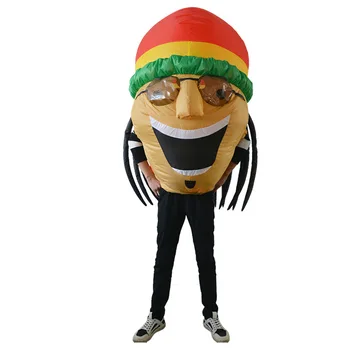 Inflatable Halloween Costumes Adult Jamaicans Sunger with Sunglasses Mascot Costume Women Men Cosplay Outfits Carnival Props
Inflatable Halloween Costumes Adult Jamaicans Sunger with Sunglasses Mascot Costume Women Men Cosplay Outfits Carnival Props