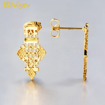 Ethlyn Jewelry Ethiopian Earrings Cross Gold Color Filled Eritrian Jewelry African Earring Gift Coptic Cross Ethiopia E049
Ethlyn Jewelry Ethiopian Earrings Cross Gold Color Filled Eritrian Jewelry African Earring Gift Coptic Cross Ethiopia E049