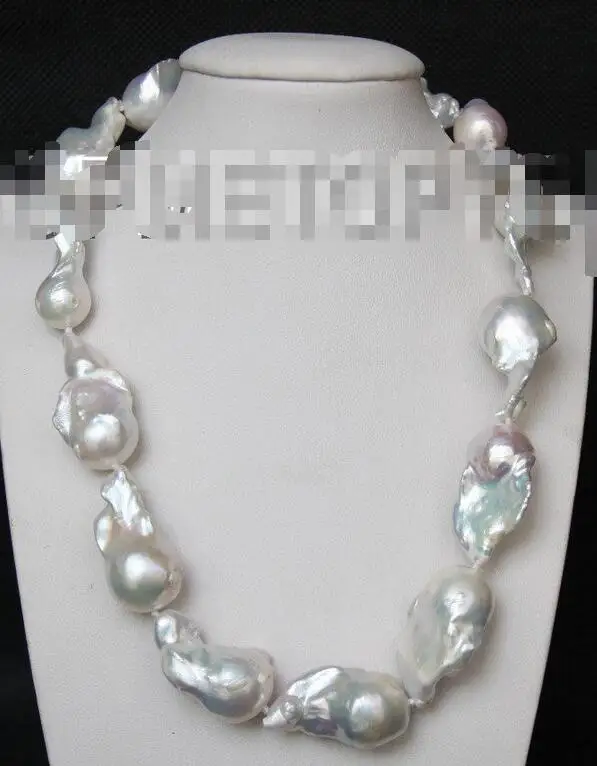 Free shipping hot sale Women Bridal Wedding Jewelry >>Wonderful natural 33mm Baroque white Reborn Keshi pearls necklace
Free shipping hot sale Women Bridal Wedding Jewelry >>Wonderful natural 33mm Baroque white Reborn Keshi pearls necklace