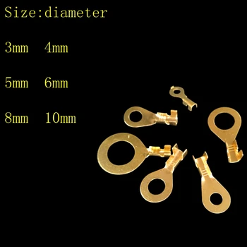 Wire connector O - type ground plate round bare terminal electrical components DJ4311-2.7/3.2/4.2/5.2/6.2/8.2/10.2/12.2
Wire connector O - type ground plate round bare terminal electrical components DJ4311-2.7/3.2/4.2/5.2/6.2/8.2/10.2/12.2