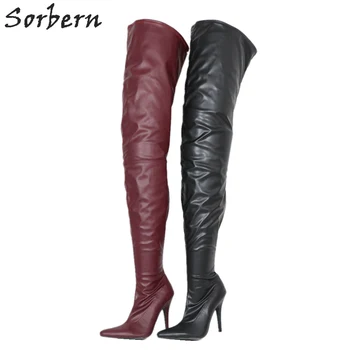 Sorbern Matte Women Boots Stilettos Custom Long Boots Unisex Over-The-Knee Boot Females Pointed Toe Sexy Fetish High Heel 12Cm
Sorbern Matte Women Boots Stilettos Custom Long Boots Unisex Over-The-Knee Boot Females Pointed Toe Sexy Fetish High Heel 12Cm