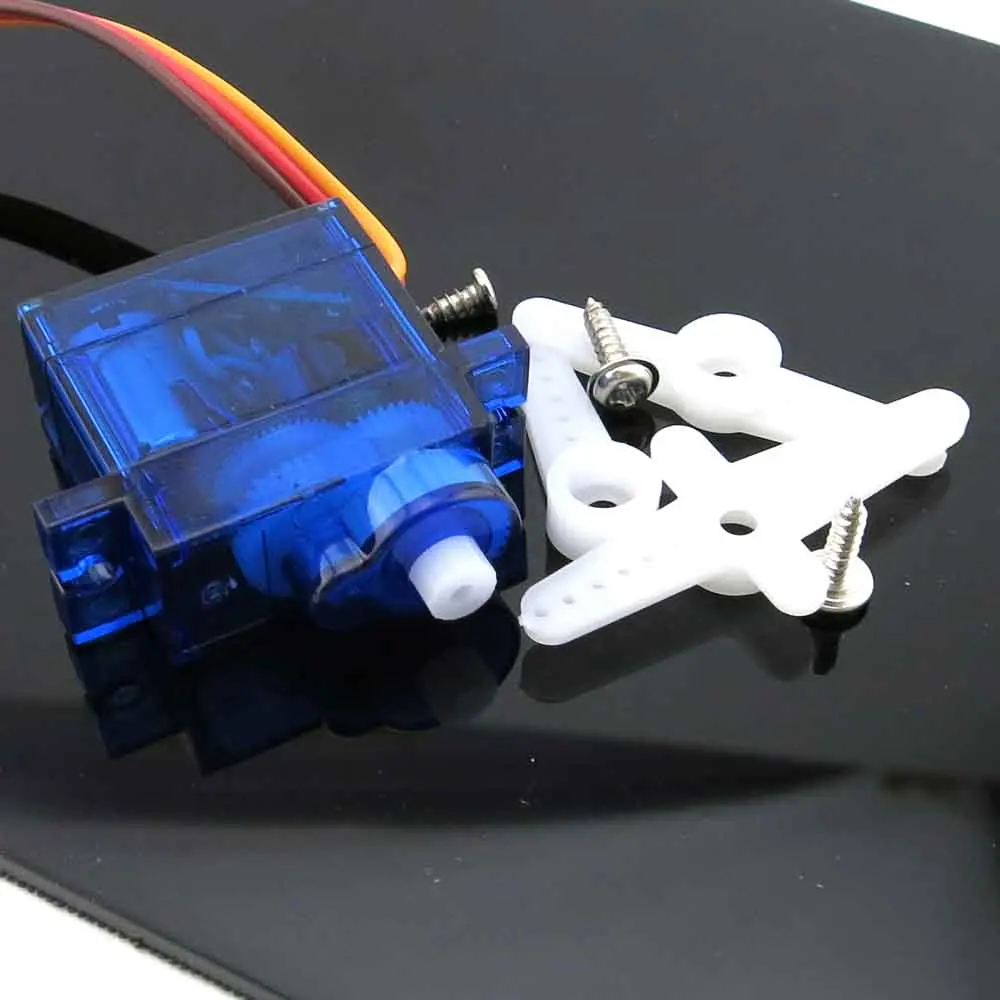 SG90 Mini Servo Motor, 9g, Accessories/Parts Of FPV Servo Bracket Camera Platform, Small Robot Arm,Humanoid Robot DIY RC Toy
SG90 Mini Servo Motor, 9g, Accessories/Parts Of FPV Servo Bracket Camera Platform, Small Robot Arm,Humanoid Robot DIY RC Toy