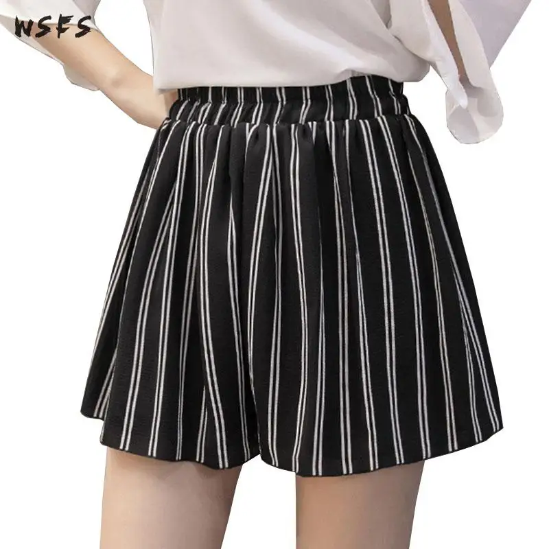 Hot Ladies Shorts Women Summer Chiffon Shorts Ladies Wide Leg Short Trousers Floral Striped Loose Womens High Waist Trouser
Hot Ladies Shorts Women Summer Chiffon Shorts Ladies Wide Leg Short Trousers Floral Striped Loose Womens High Waist Trouser