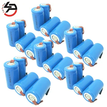 Sub C SC Battery Cells 1.2V 1800mAh Rechargeable Batteria Ni-CD with tab 4.25*2.2cm Size 24 Pieces Included
Sub C SC Battery Cells 1.2V 1800mAh Rechargeable Batteria Ni-CD with tab 4.25*2.2cm Size 24 Pieces Included