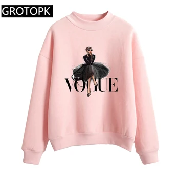 Vogue Letter Black Dress Ladies Fashion Print Hoodies Women Stweatshirt Harajuku Long Sleeve O-neck Pullover Clothing
Vogue Letter Black Dress Ladies Fashion Print Hoodies Women Stweatshirt Harajuku Long Sleeve O-neck Pullover Clothing