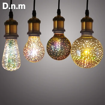 Led Lamp 3D Decoration Bulb 110V 220V ST64 G95 G80 A60 E27 Holiday LED Lights Bulb Novelty Christmas Lampada Lamp Lamparas
Led Lamp 3D Decoration Bulb 110V 220V ST64 G95 G80 A60 E27 Holiday LED Lights Bulb Novelty Christmas Lampada Lamp Lamparas