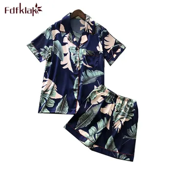 Fdfklak Silk Pajamas Women Short Sleeve Printing Women's Suits Sleepwear Pyjamas Sets Shorts Summer Pajama Set Pijama Mujer
Fdfklak Silk Pajamas Women Short Sleeve Printing Women's Suits Sleepwear Pyjamas Sets Shorts Summer Pajama Set Pijama Mujer