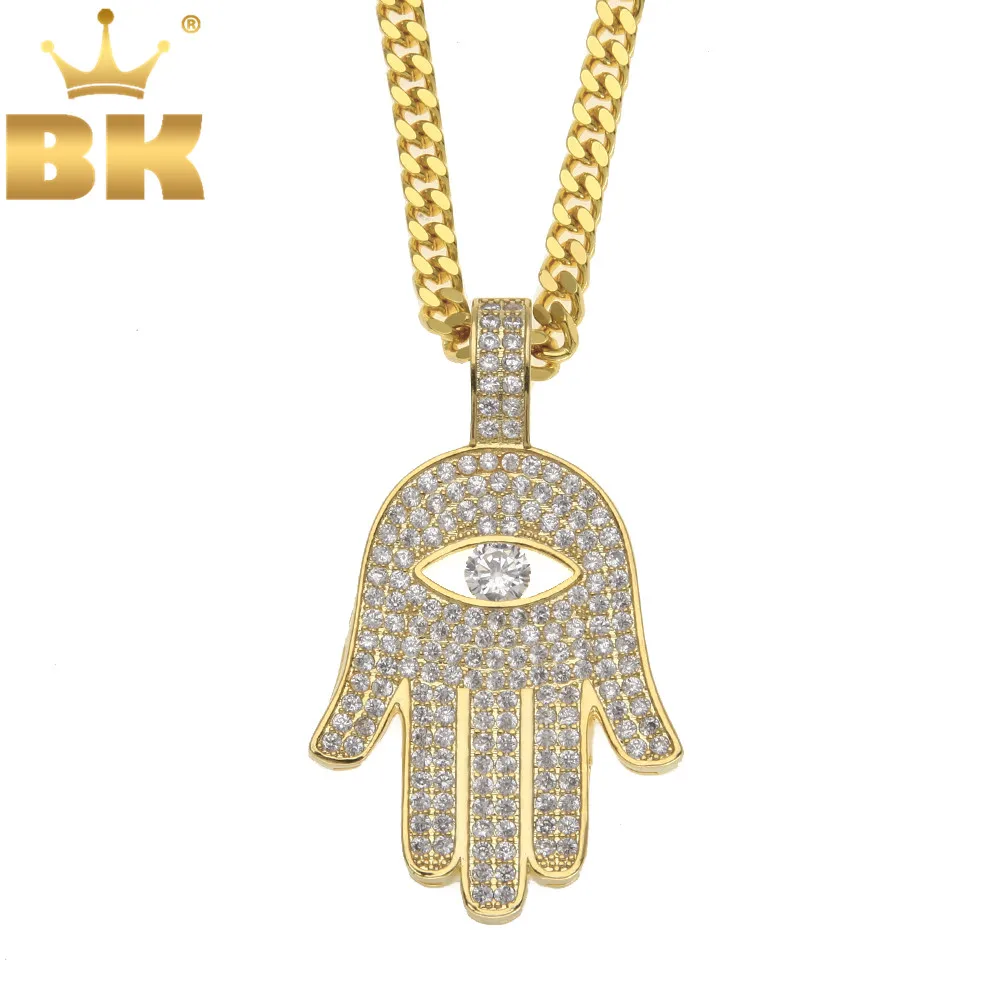 The Hamasa Hand Pendant Full Iced Out Cubic Zirconia Hand of Fatima Vintage Necklace Lucky Eye CZ Jewelry Drop Shipping
The Hamasa Hand Pendant Full Iced Out Cubic Zirconia Hand of Fatima Vintage Necklace Lucky Eye CZ Jewelry Drop Shipping