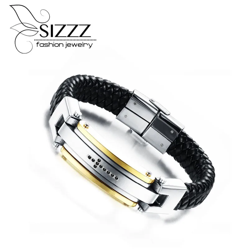 SIZZZ 21.5cm Long 15mm Wide 2017 new style personalized bracelet personality wild bracelet for men
SIZZZ 21.5cm Long 15mm Wide 2017 new style personalized bracelet personality wild bracelet for men