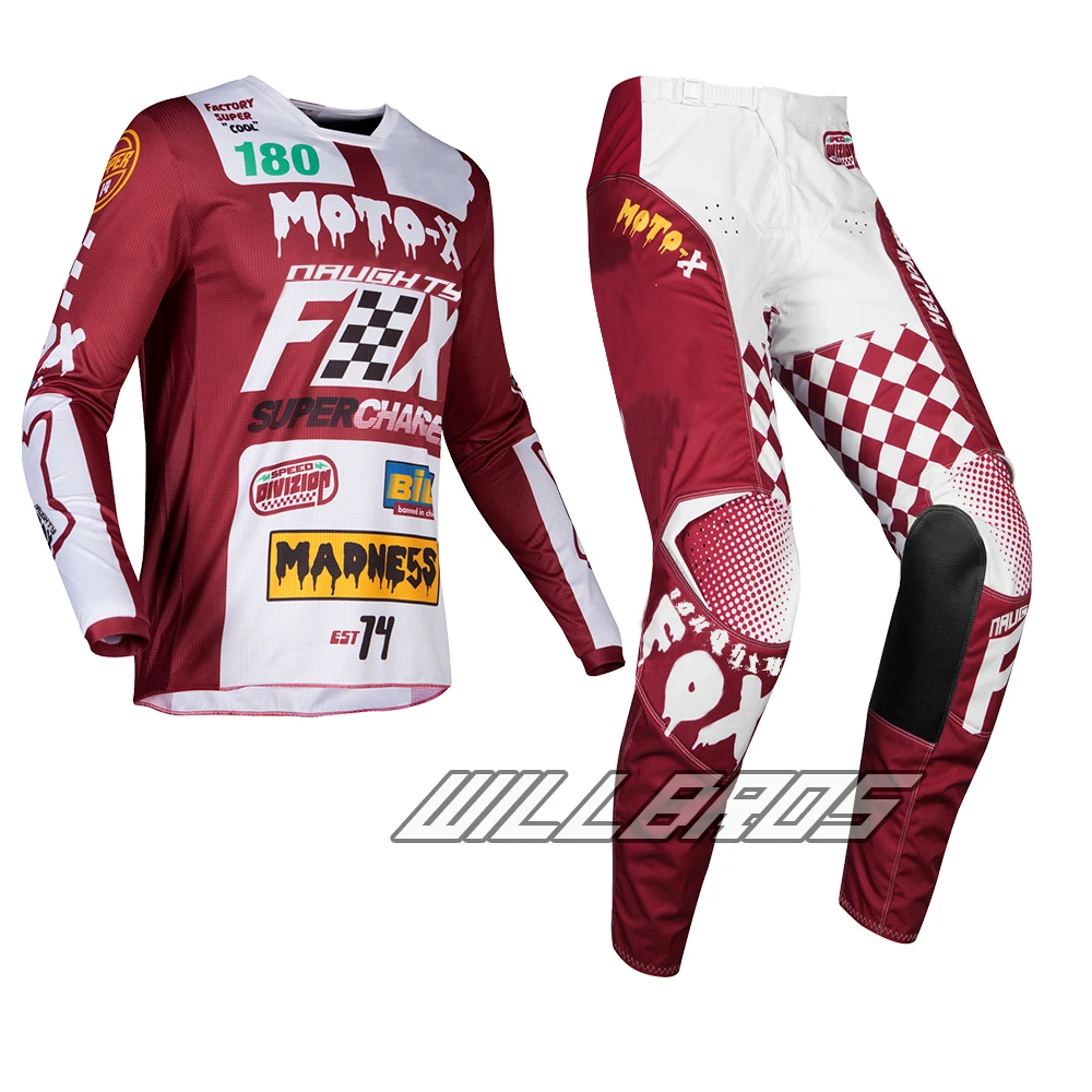 Moto Dirt Bike Red Set MX 180 Czar Jersey Pants Combo Cardinal Maroon Adult Gear Set for Motocross Off Road Racing
Moto Dirt Bike Red Set MX 180 Czar Jersey Pants Combo Cardinal Maroon Adult Gear Set for Motocross Off Road Racing