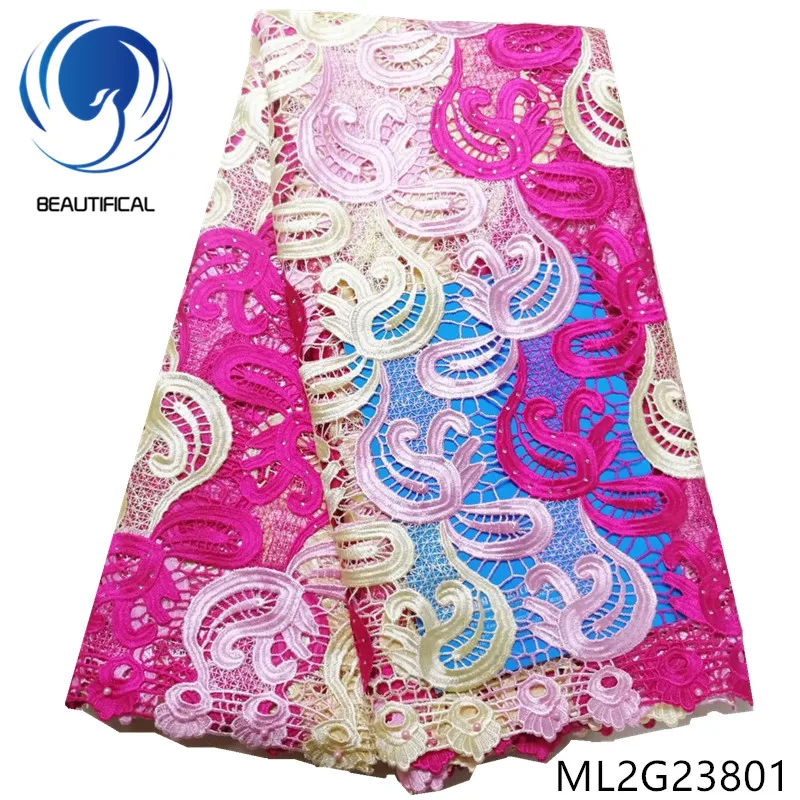 BEAUTIFICAL nigerian cord lace fabeics Latest multicolor chemical lace embroidery fabric with beads/beads for dress ML2G238
BEAUTIFICAL nigerian cord lace fabeics Latest multicolor chemical lace embroidery fabric with beads/beads for dress ML2G238