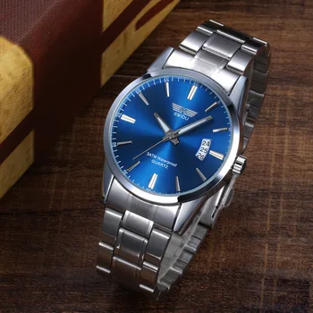 2019 New top brand with Calendar dial stainless steel strap watch Casual Fashion Exquisite precision Men's quartz watch
2019 New top brand with Calendar dial stainless steel strap watch Casual Fashion Exquisite precision Men's quartz watch