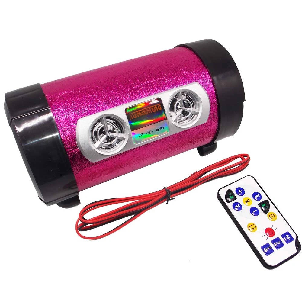 MP3 Music Audio Player Bluetooth Speakers for Motorcycle Scooter Stereo with FM Radio Wireless Remote Speaker Support USB
MP3 Music Audio Player Bluetooth Speakers for Motorcycle Scooter Stereo with FM Radio Wireless Remote Speaker Support USB