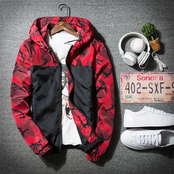 Hot Spring Autumn Men's Camouflage Coat Mens Hoodies Casual Jacket Brand Clothing Mens Windbreaker Coats Male Outwear Size 5XL
Hot Spring Autumn Men's Camouflage Coat Mens Hoodies Casual Jacket Brand Clothing Mens Windbreaker Coats Male Outwear Size 5XL