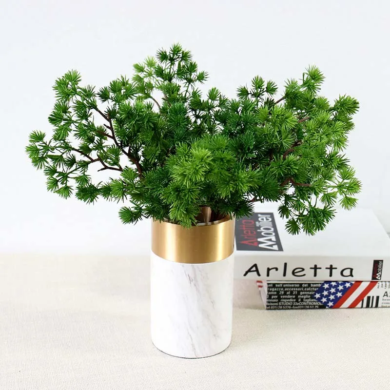 Artificial Plastic Pine Needles Branch Fake Green Plants Home Decoration Vase Flower Arrangement Accessories
Artificial Plastic Pine Needles Branch Fake Green Plants Home Decoration Vase Flower Arrangement Accessories